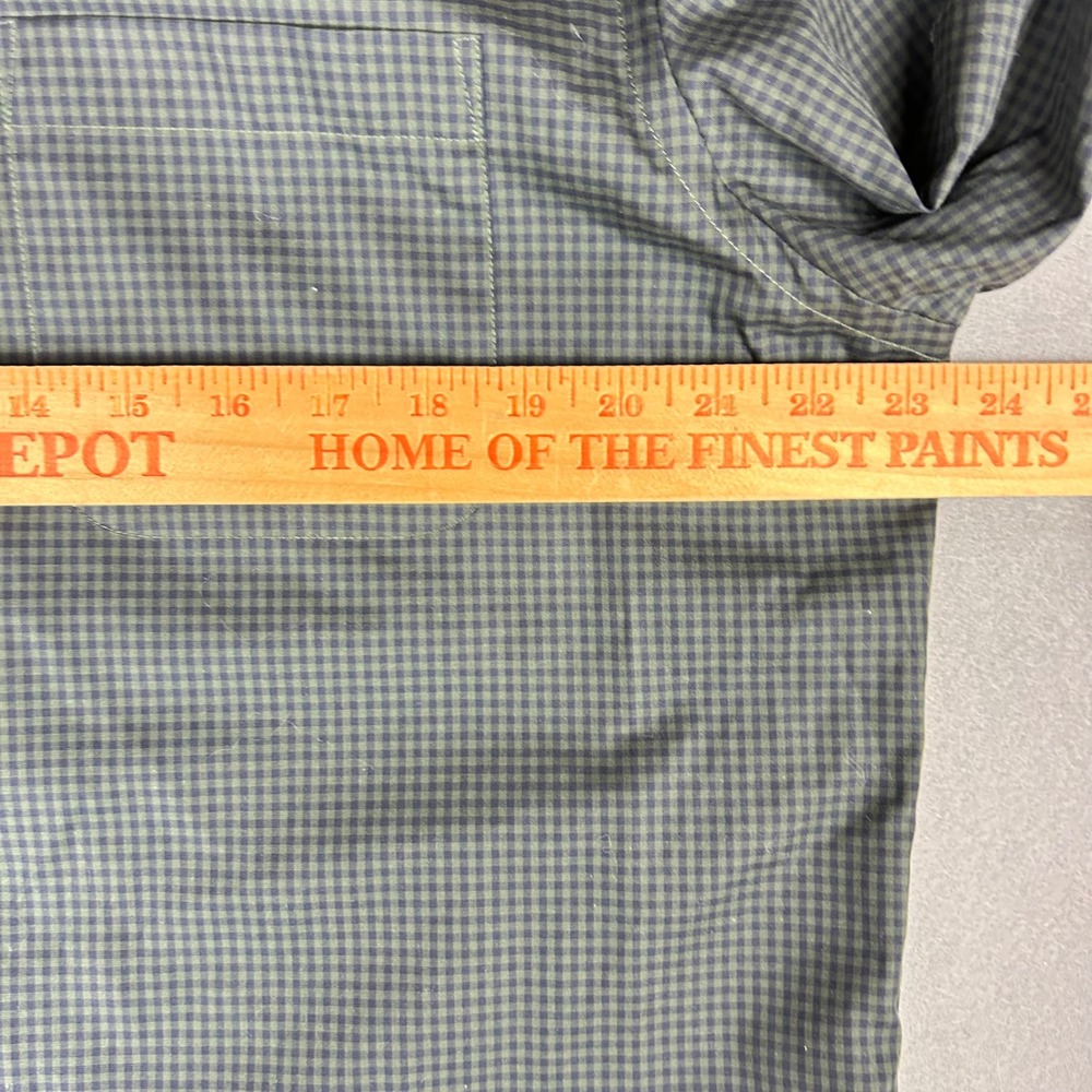 Jos. A. Bank Button Down Mens Large Green Gingham 1905 Modern Fit Shirt 64457 - Picture 3 of 10
